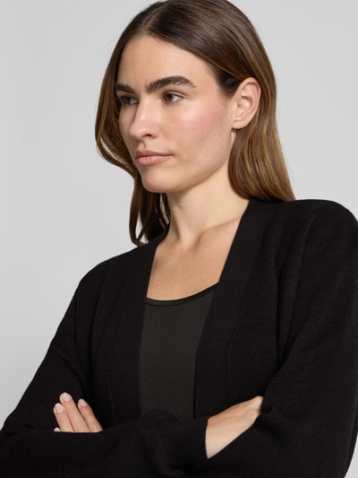 Vero Moda Regular fit cardigan van viscosemix, model 'NANCY' Zwart - 3