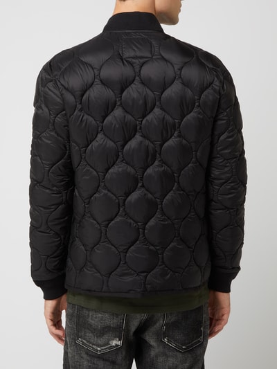 Superdry Bomber mit Steppnähten  Schwarz 5