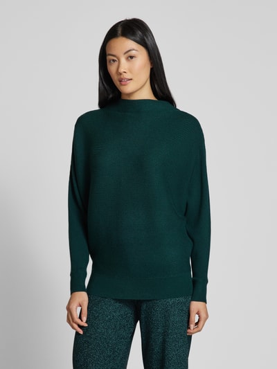 Zero Strickpullover mit Turtleneck Dunkelgruen 4