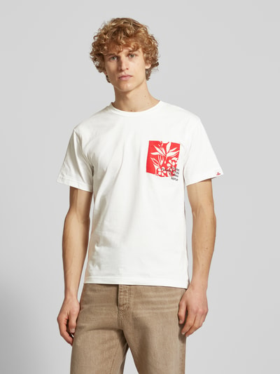 Replay T-Shirt mit Brusttasche Weiss 4