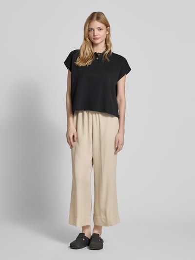 Marc O'Polo Denim Wide leg stoffen broek met verkort model Zand - 1