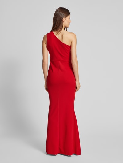 SISTAGLAM Abendkleid mit One-Shoulder-Träger Modell 'Armani' Rot 5