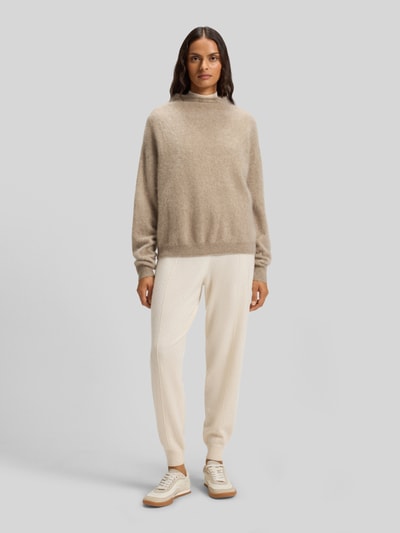 BOSS Relaxed Fit Strickpullover aus reinem Kaschmir Modell 'FROVINA' Beige 1