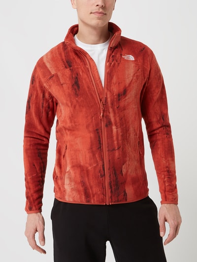 The North Face Fleecejacke mit Reißverschlusstaschen  Hellrot 4