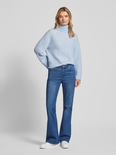 Raffaello Rossi Flared jeans met 5-pocketmodel, model 'VIC' Donkerblauw - 1