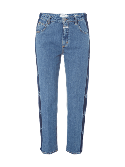 Closed Girlfriend fit jeans met schakeringen opzij Jeansblauw - 2