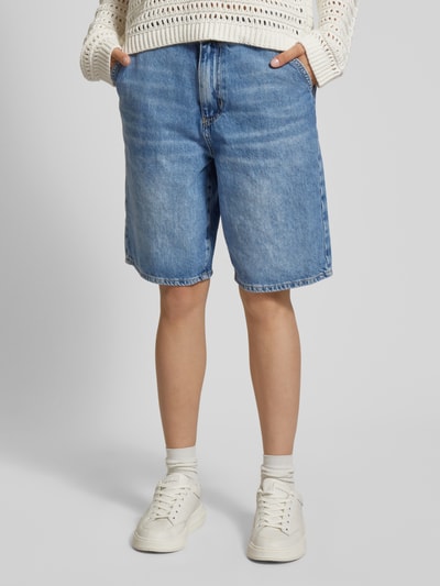 Only Regular Fit Jeansshorts mit Eingrifftaschen Modell 'TAMMY' Jeansblau 4