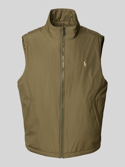 Polo Ralph Lauren Gilet met logostitching Olijfgroen - 2