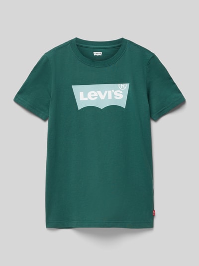 Levi’s® Kids T-Shirt mit Logo-Print Gruen 1