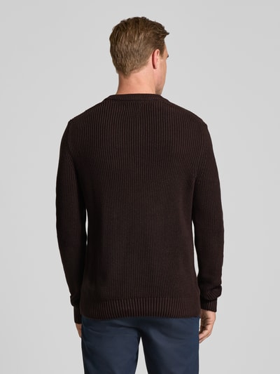 MCNEAL Strickpullover mit Rundhalsausschnitt Schoko 5