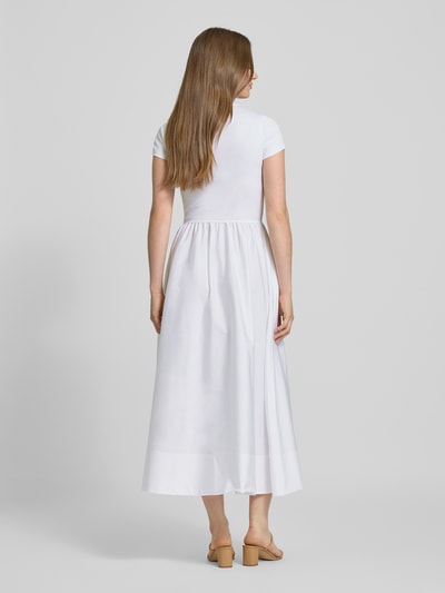 Polo Ralph Lauren Maxi-jurk met laagjeslook Wit - 5
