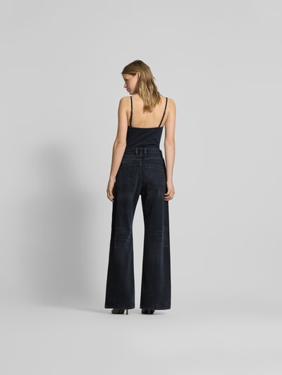 Diesel Jumpsuit mit Spaghettiträger Dunkelgrau Melange 5