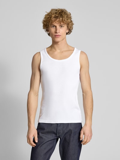 WEEKDAY Tanktop in riblook Wit - 4