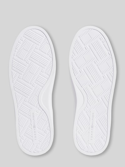 Tommy Hilfiger Sneaker aus echtem Leder mit Logo-Detail Weiss 3