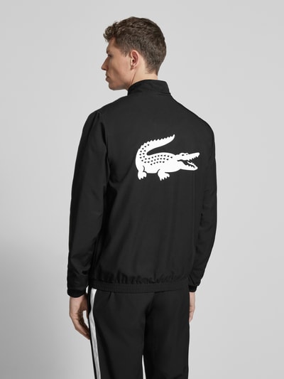 Lacoste Sport Regular Fit Trainingsanzug mit Kontraststreifen Black 5