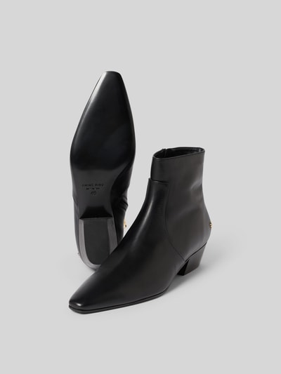 Anine Bing Stiefeletten mit Logo-Applikation Black 5