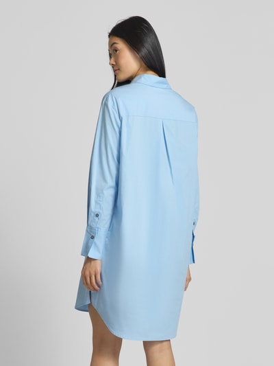 Marc O'Polo Oversized Blusenkleid mit Eingrifftaschen Hellblau 5