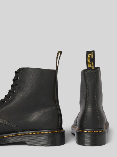 Dr. Martens Boots aus Leder mit Label-Detail Modell 'Pascal' Oliv 2