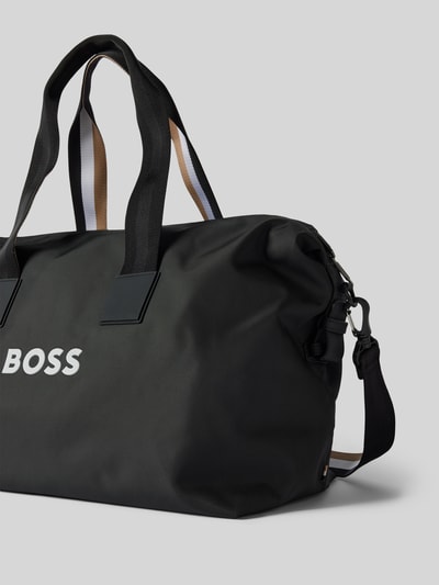 BOSS Weekender mit Label-Detail Modell 'Holdall' Black 3