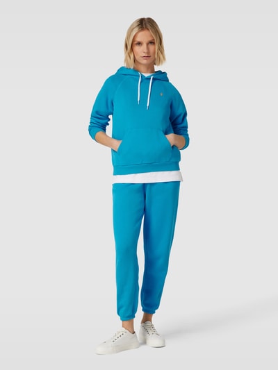 Polo Ralph Lauren Hoodie met labelstitching Koningsblauw - 1