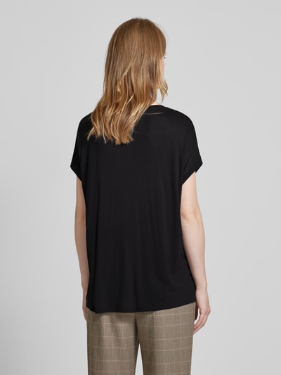 Oui T-shirt van viscose met zijsplitten, model 'AYANO'  - 5