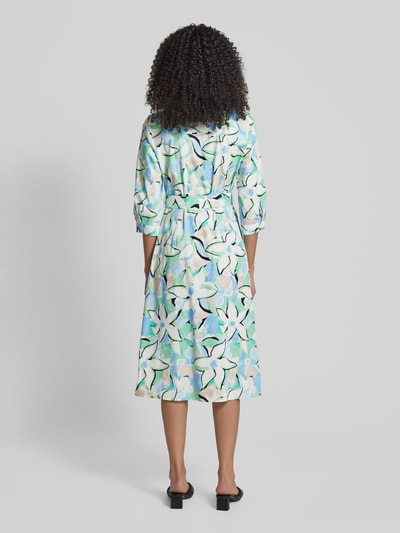 More & More Knielange jurk met all-over print Lichtblauw - 5