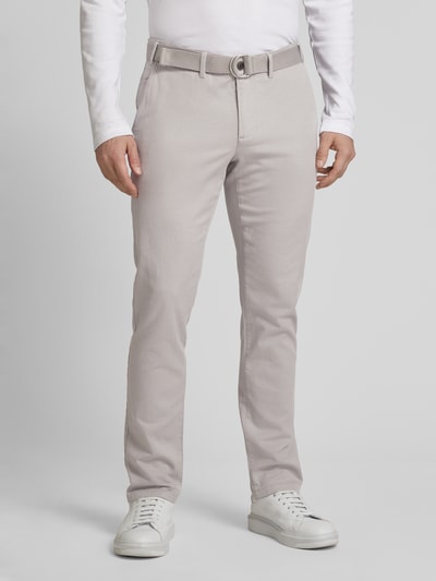 MCNEAL Slim Fit Chino mit Strukturmuster Hazel 4