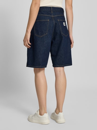 Carhartt Work In Progress Loose Fit Jeansshorts mit Eingrifftaschen Modell 'Brandon' Dunkelblau 5
