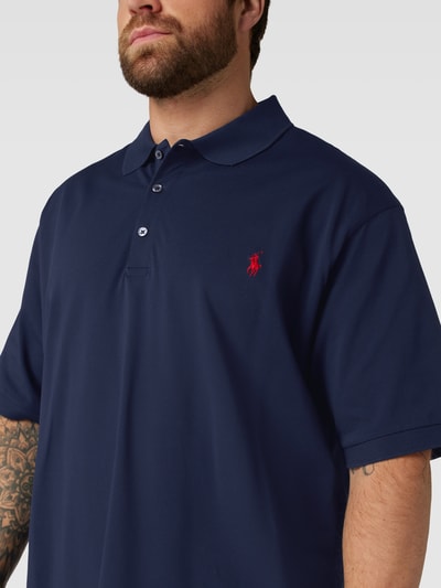 Polo Ralph Lauren Big & Tall PLUS SIZE Poloshirt mit Label-Stitching Marine 3