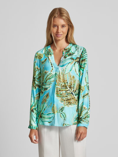 Emily Van den Bergh Bluse mit Allover-Muster Ocean 4