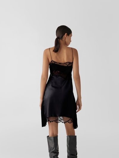 Victoria Beckham Minikleid mit Spitzenbesatz Black 5