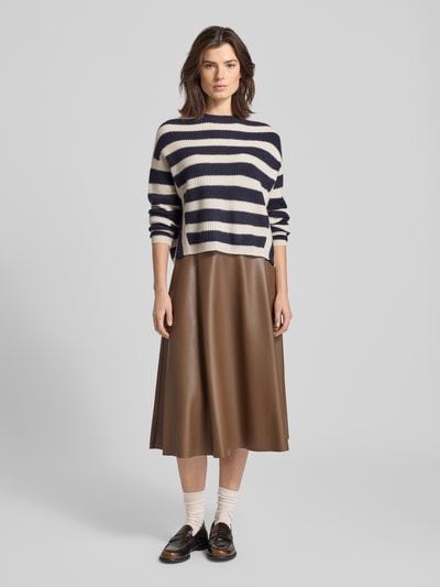 MAX&Co. Boxy Fit Strickpullover aus reinem Kaschmir Modell 'BRANDY' Marine 1