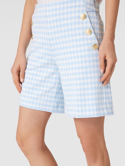 SEDUCTIVE Bermudas mit Karomuster Modell 'BRADY' Hellblau 3