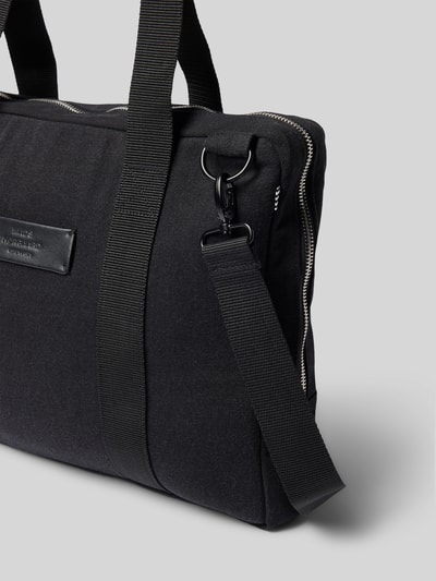 MADS NØRGAARD Laptoptasche mit Logo-Patch Modell 'Boutique' Black 3