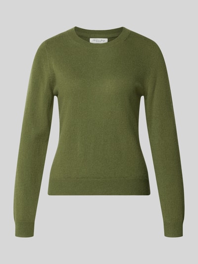 Christian Berg Woman Slim Fit Strickpullover aus reinem Kaschmir Dunkelgruen 1