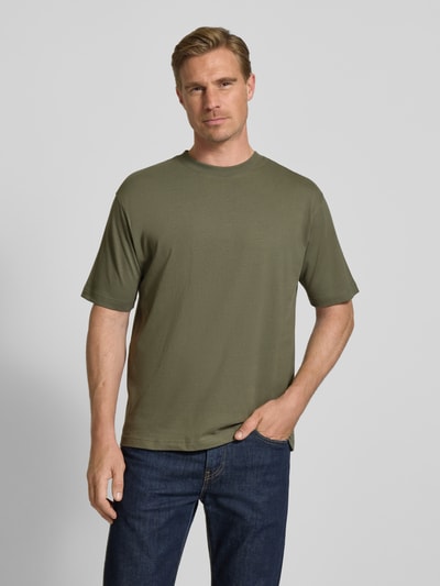 MCNEAL Loose Fit T-Shirt mit Rundhalsausschnitt Oliv 4