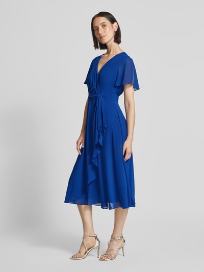 Christian Berg Cocktail Cocktailkleid mit V-Ausschnitt und Wickel-Optik Royal 1