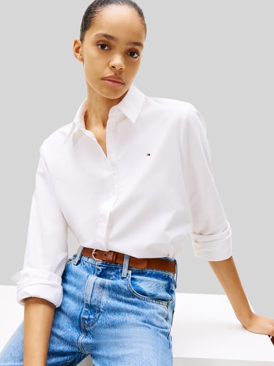 Tommy Hilfiger Regular Fit Freizeithemd aus reiner Baumwolle Weiss 3