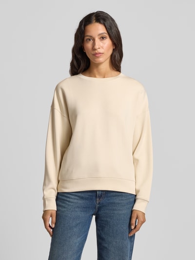 MSCH Copenhagen Sweatshirt van viscosemix, model 'Ima' Beige - 4