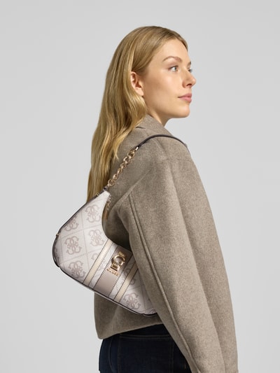 Guess Torebka z detalem z logo model ‘ERENIA’ Kamienny 1