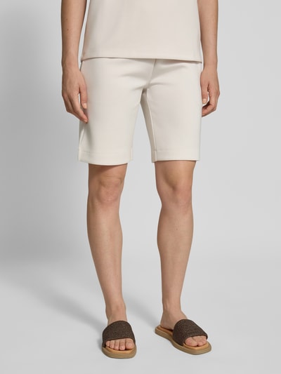 Christian Berg Woman Sweatshorts met elastische band Ecru - 4