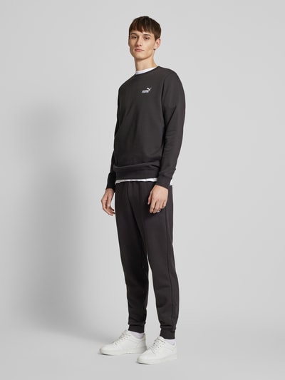 PUMA PERFORMANCE Sweatshirt mit Label-Stitching Black 1