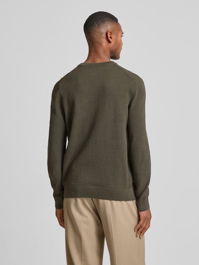 Marc O'Polo Regular Fit Pullover aus reiner Baumwolle  Oliv 5