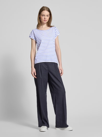 Christian Berg Woman T-Shirt mit Kappärmeln Blau 1