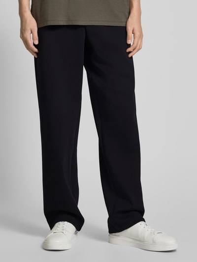 ARMANI EXCHANGE Straight leg sweatpants met steekzakken Marineblauw - 4