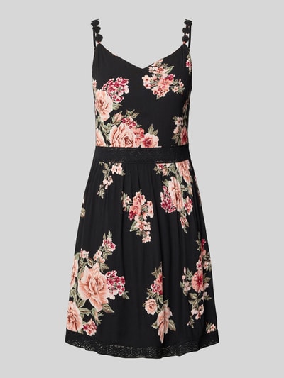 Only Tailliertes Minikleid aus reiner Viskose Modell 'KARMEN' Black 2