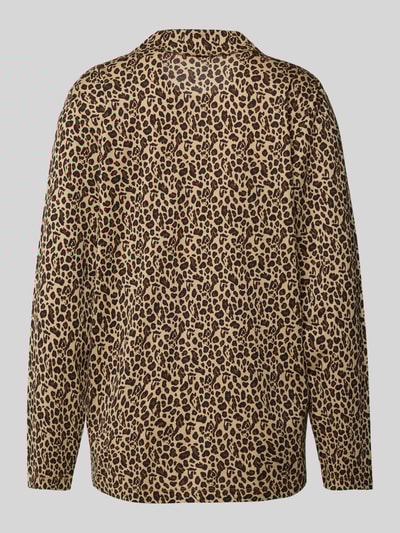 s.Oliver RED LABEL Regular Fit Pyjama-Oberteil aus Baumwoll-Viskose-Mix Modell 'LEO LOVE' Black 3