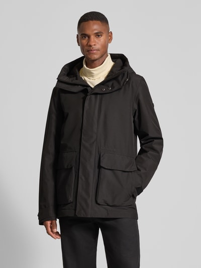 Didriksons Jack met klepzakken, model 'LIAM' Zwart - 4