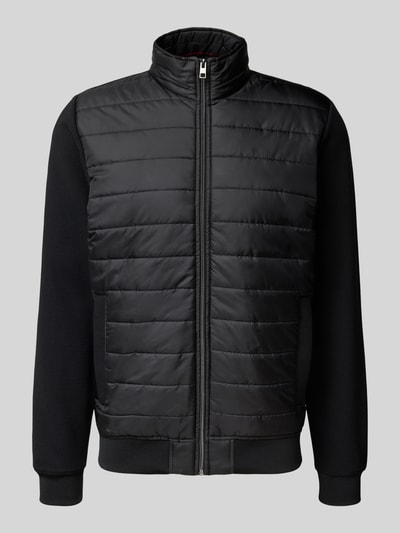 Christian Berg Men Kurtka pikowana ze stójką Czarny 2