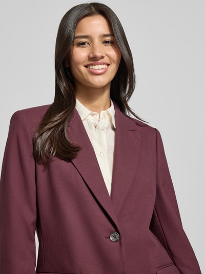 Jake*s Collection Blazer met reverskraag Aubergine - 3